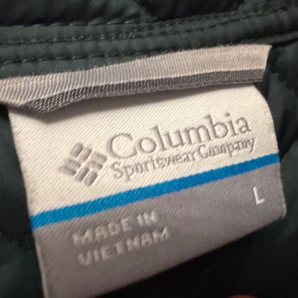 Columbia Michigan State Spartans MSU Green Quilted Sherpa Hybrid Jacket Hooded L - Picture 3 of 8